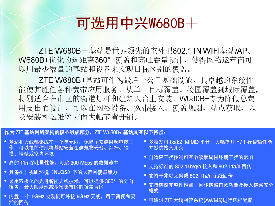 WLAN室外覆盖建设思路及实施方案建议